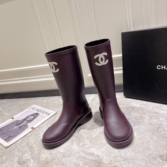 Chanel rain boot 92014-4