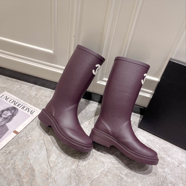 Chanel rain boot 92014-4