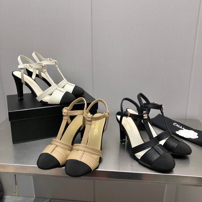 Chanel Sandals heel height 8.5CM 92022-1