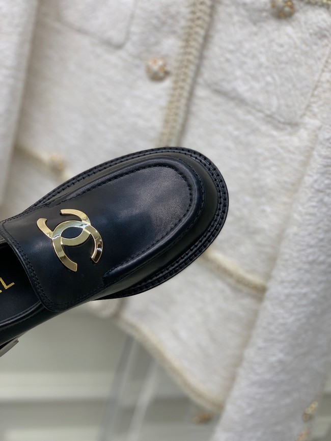 Chanel Calfskin LOAFERS heel height 5.5CM 92039-3