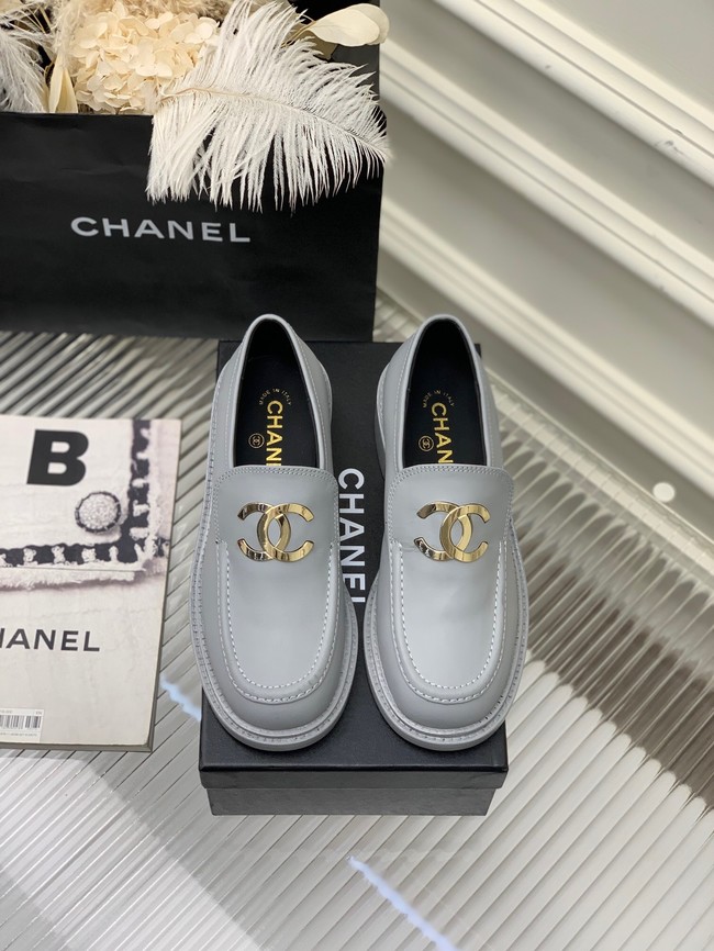 Chanel Calfskin LOAFERS heel height 5.5CM 92039-4