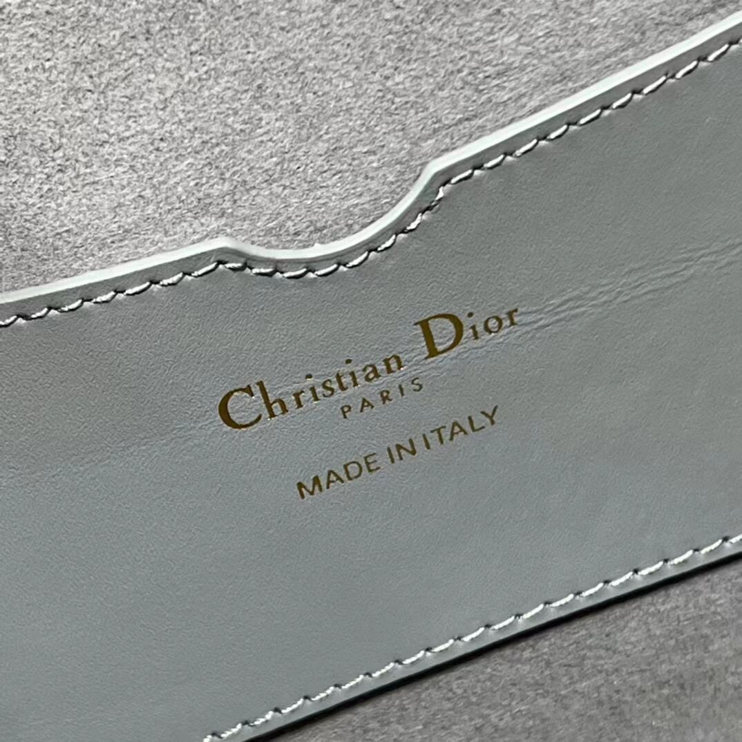 Dior 30 MONTAIGNE AVENUE BAG Dusty Box Calfskin M9260 Ethereal Gray