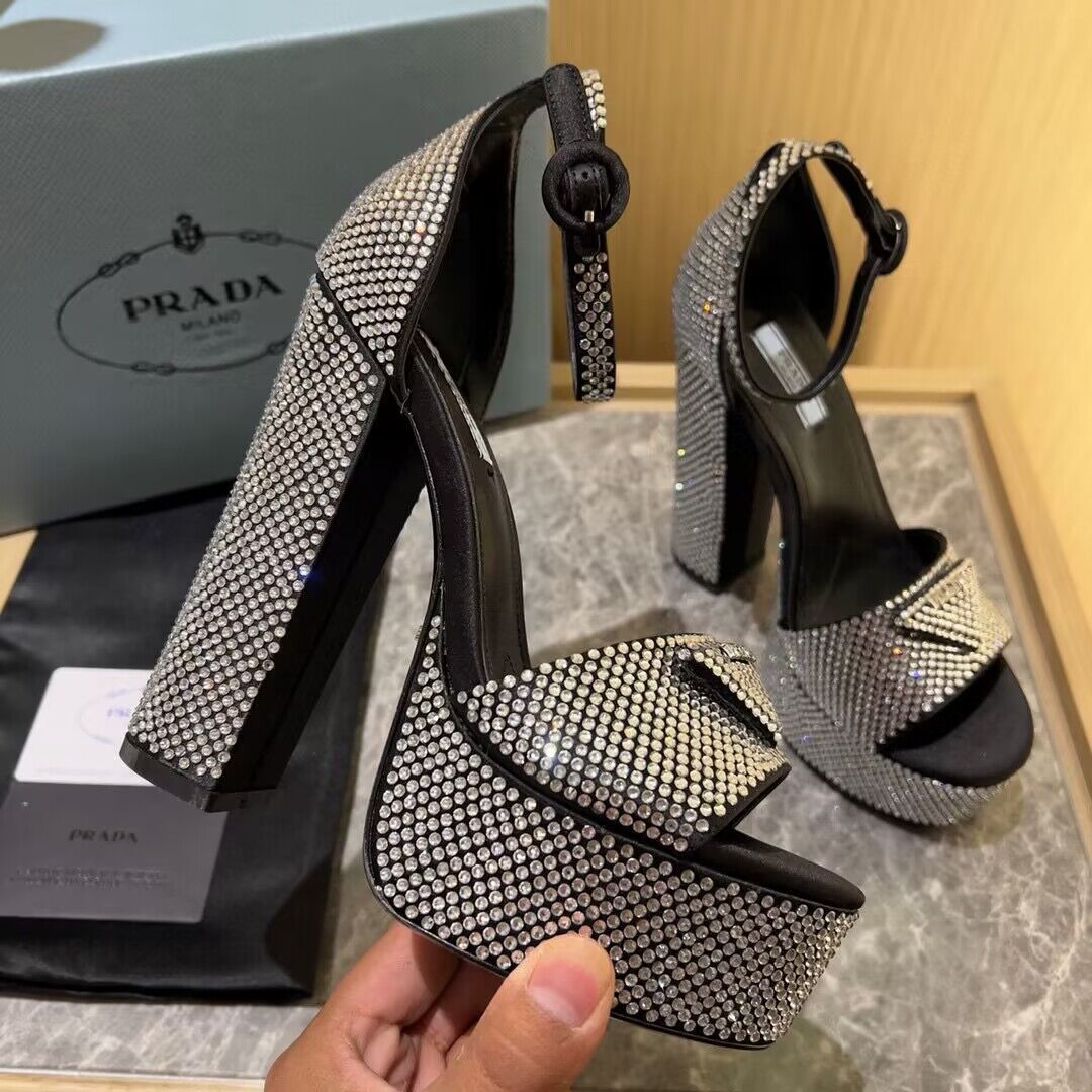 Prada 2023ss Sandals heel height 14CM xz21191004