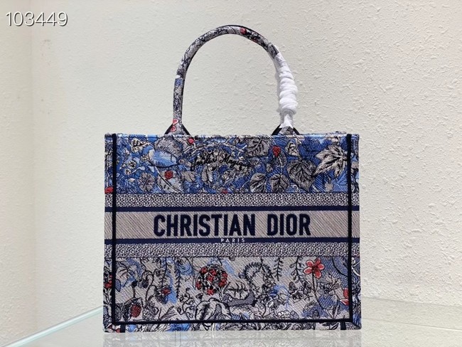 MEDIUM DIOR BOOK TOTE Embroidery M1296Z