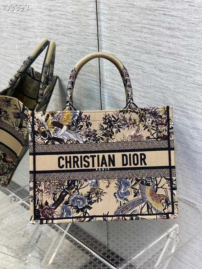 MEDIUM DIOR BOOK TOTE Embroidery M1296Z-31