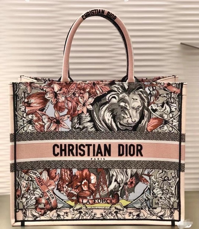 MEDIUM DIOR BOOK TOTE Embroidery M1296Z-32