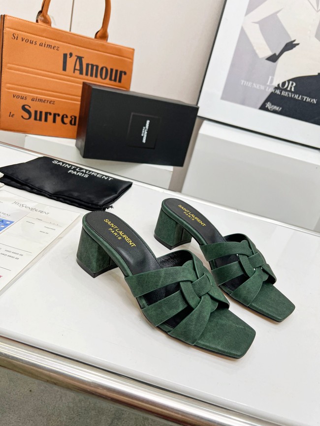 Yves saint Laurent slipper heel height 5.5CM 92074-1