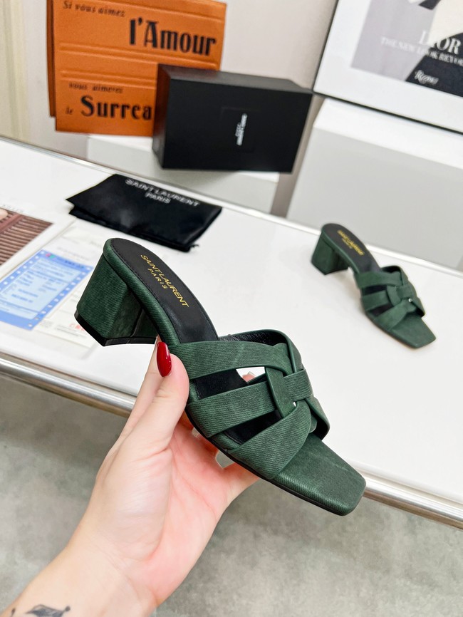 Yves saint Laurent slipper heel height 5.5CM 92074-1
