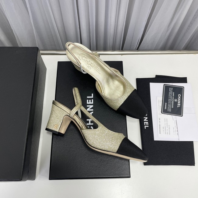 Chanel sandal heel height 6CM 92092-3