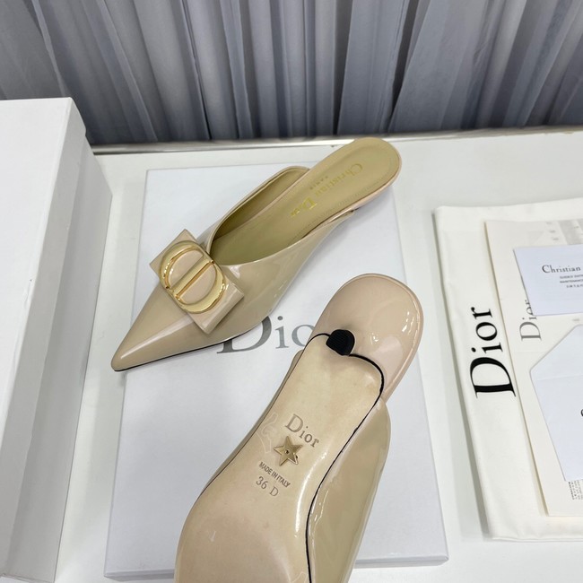 Dior slippers heel height 3CM 92093-2