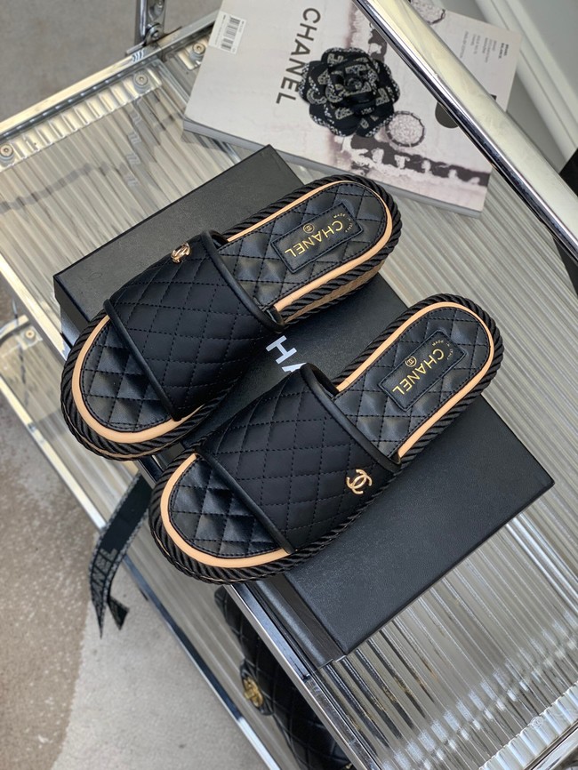 Chanel slippers heel height 4CM 92127-1