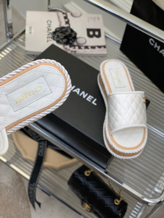 Chanel slippers heel height 4CM 92127-2