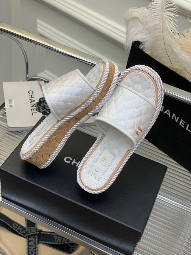 Chanel slippers heel height 4CM 92127-2