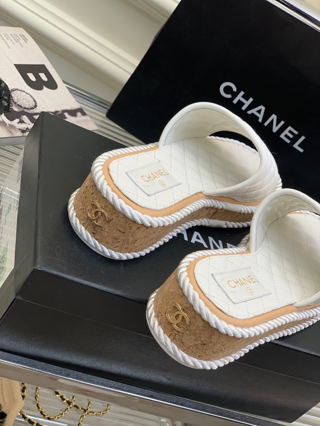 Chanel slippers heel height 4CM 92127-2