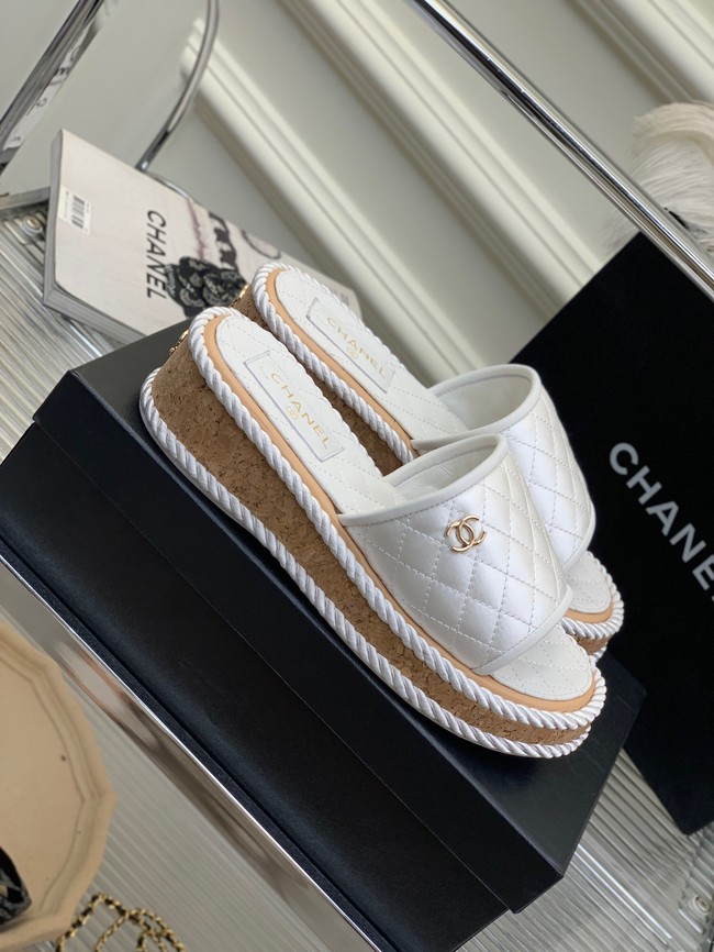 Chanel slippers heel height 4CM 92127-2