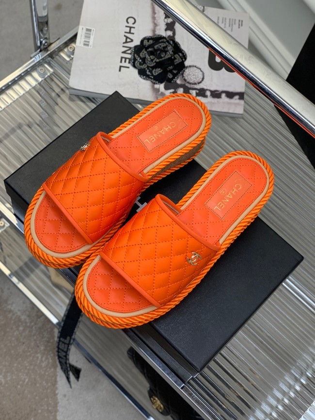 Chanel slippers heel height 4CM 92127-3