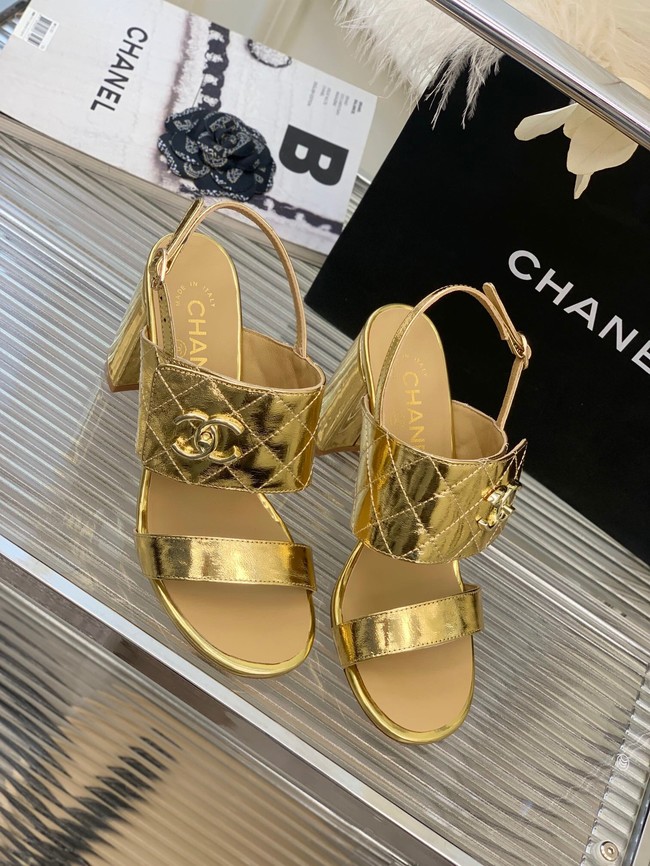 Chanel sandal heel height 8CM 92136-1