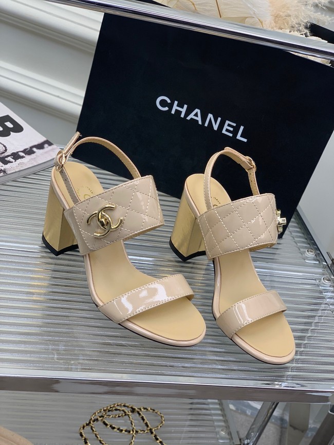 Chanel sandal heel height 8CM 92136-3