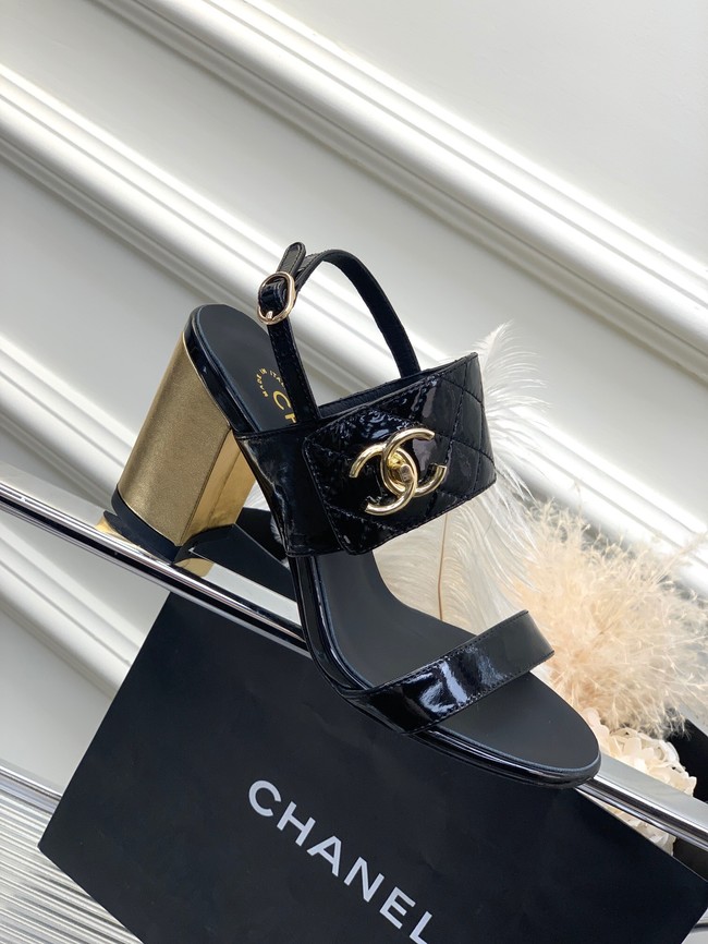 Chanel sandal heel height 8CM 92136-4