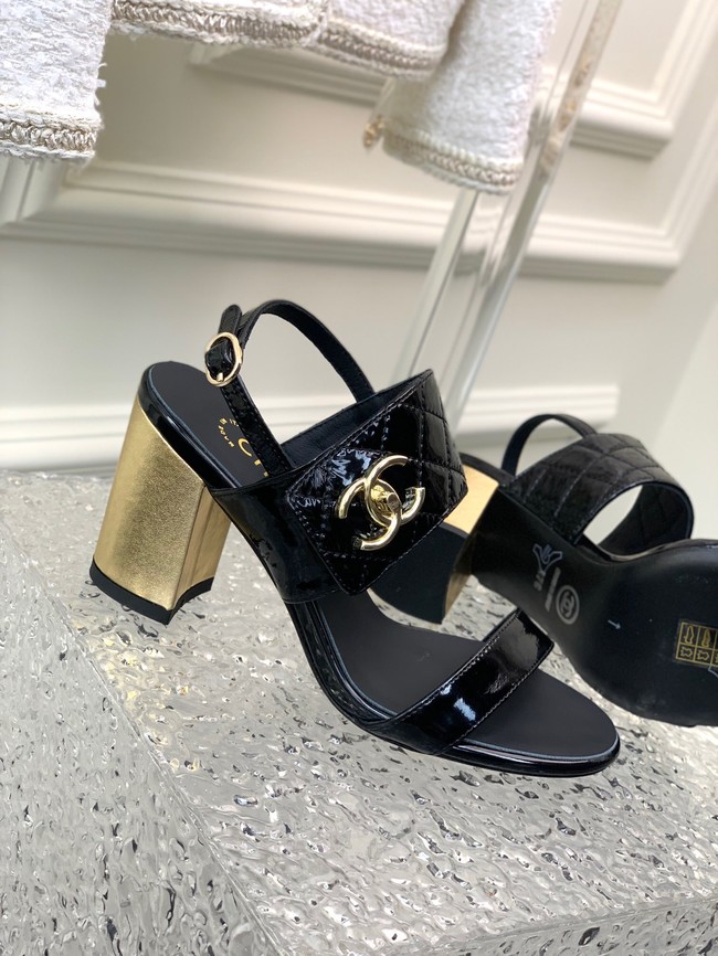 Chanel sandal heel height 8CM 92136-4