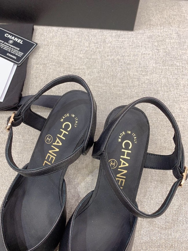 Chanel sandal heel height 8CM 92137-3