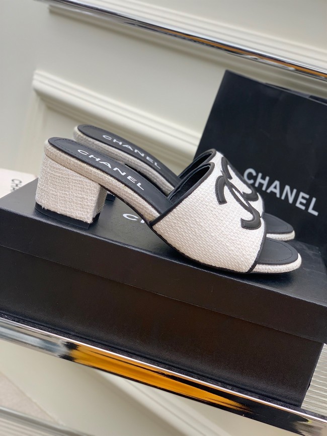 Chanel slippers heel height 5CM 92141-1