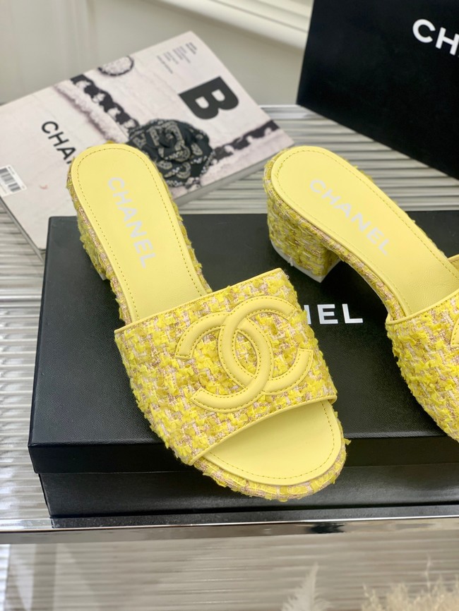 Chanel slippers heel height 5CM 92141-6