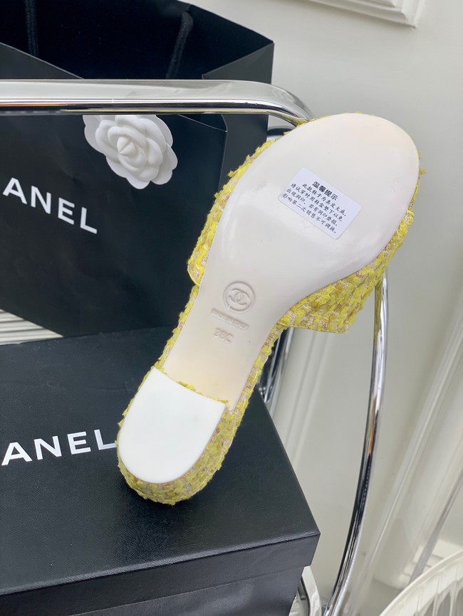 Chanel slippers heel height 5CM 92141-6