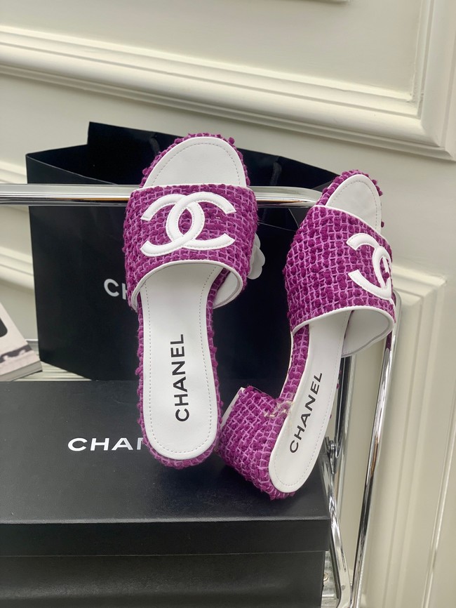 Chanel slippers heel height 5CM 92141-8