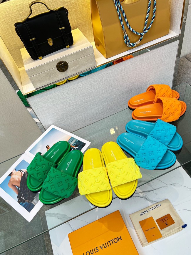 Louis Vuitton slippers heel height 5CM 92144-1
