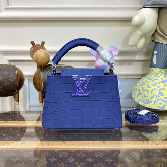 Louis Vuitton CAPUCINES MINI N93163 blue