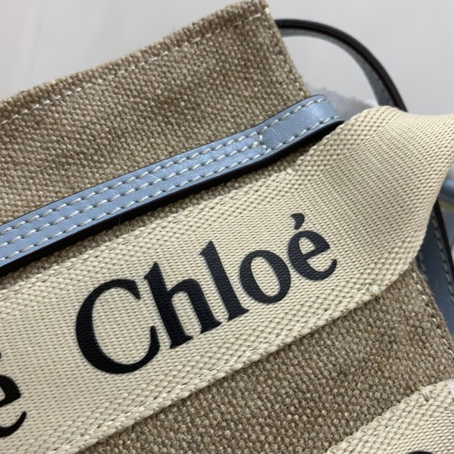 Chloe Cloth & leather 6688 light blue