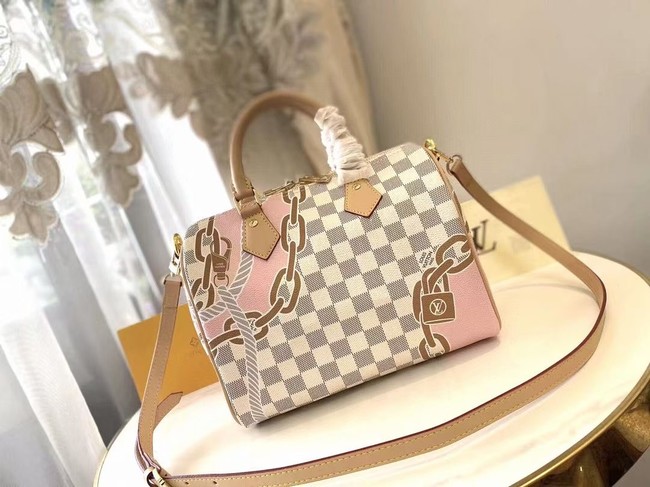 Louis Vuitton Speedy Bandouliere 25 N40473 white