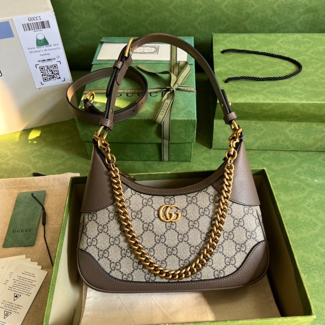 Gucci Aphrodite small shoulder bag 731817 brown