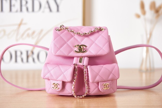 Chanel MINI BACKPACK AS3787 Lilac