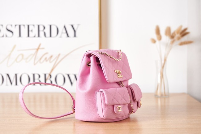 Chanel SMALL BACKPACK AS3860 Lilac