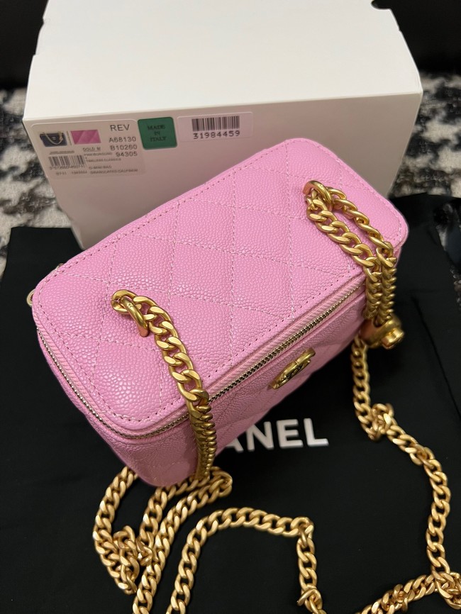 Chanel VANITY WITH CHAIN AP3120 pink