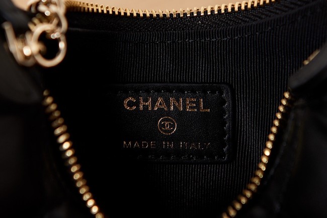 Chanel mini Lambskin & Gold-Tone Metal AS3232 black