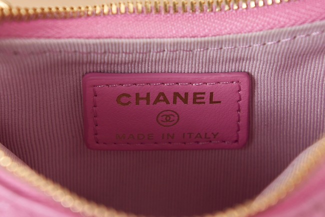 Chanel mini Lambskin & Gold-Tone Metal AS3232 pink