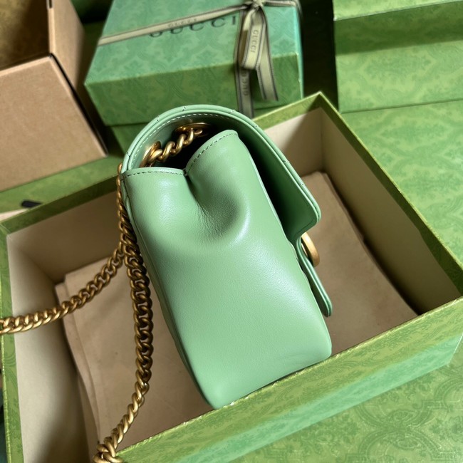 Gucci GG Marmont mini shoulder bag 739682 Sage green