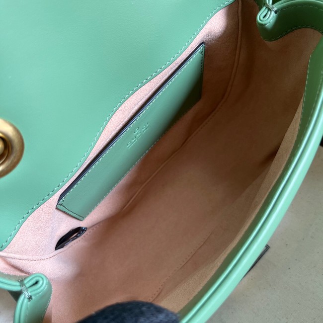 Gucci GG Marmont mini shoulder bag 739682 Sage green