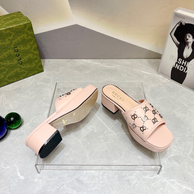 Gucci Womens Interlocking G slide sandal 93204-4