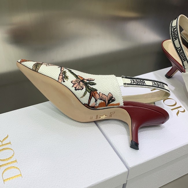 Dior JADIOR SLINGBACK PUMP heel height 6.5CM 93126-2