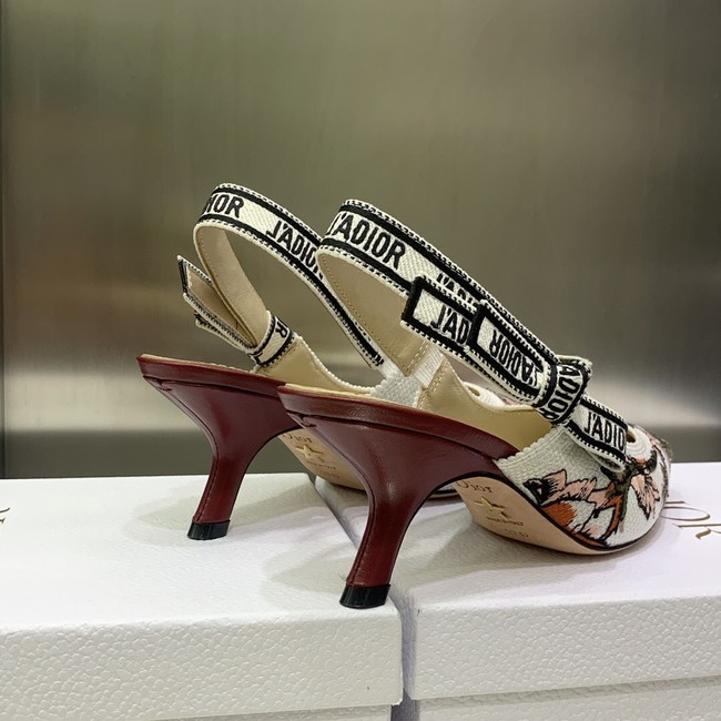 Dior JADIOR SLINGBACK PUMP heel height 6.5CM 93126-2