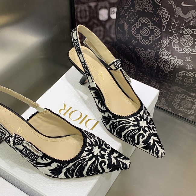 Dior JADIOR SLINGBACK PUMP heel height 6.5CM 93126-3