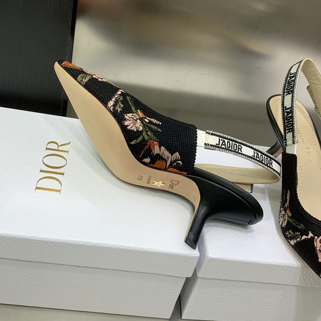 Dior JADIOR SLINGBACK PUMP heel height 6.5CM 93126-6