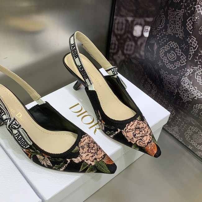 Dior JADIOR SLINGBACK PUMP heel height 6.5CM 93126-6