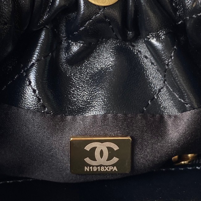 Chanel SMALL BUCKET BAG AS3793 BLACK