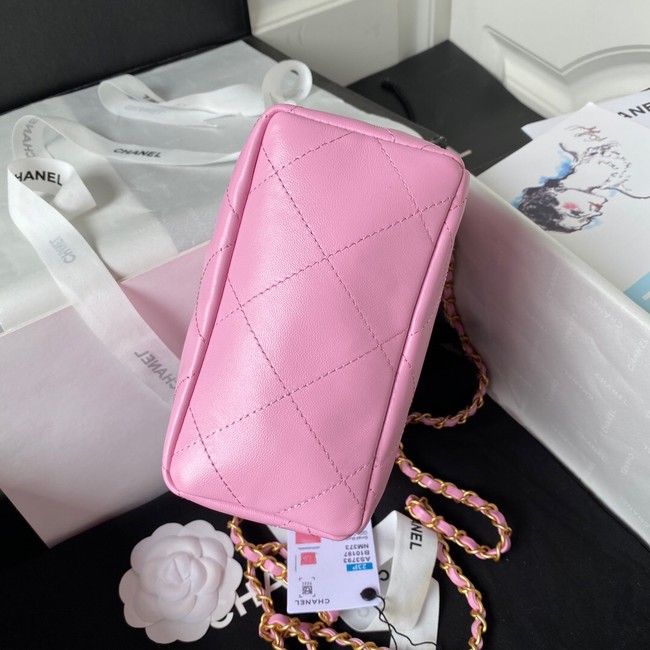 Chanel SMALL BUCKET BAG AS3793 PINK