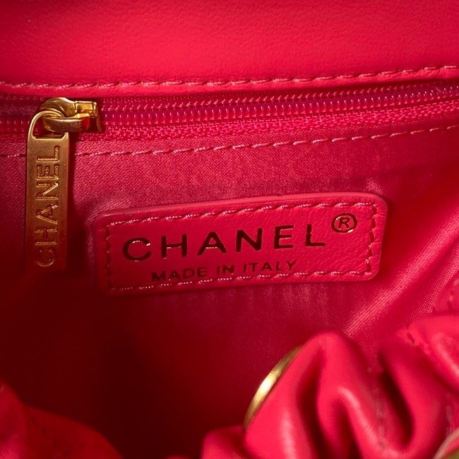 Chanel SMALL BUCKET BAG AS3793 RED